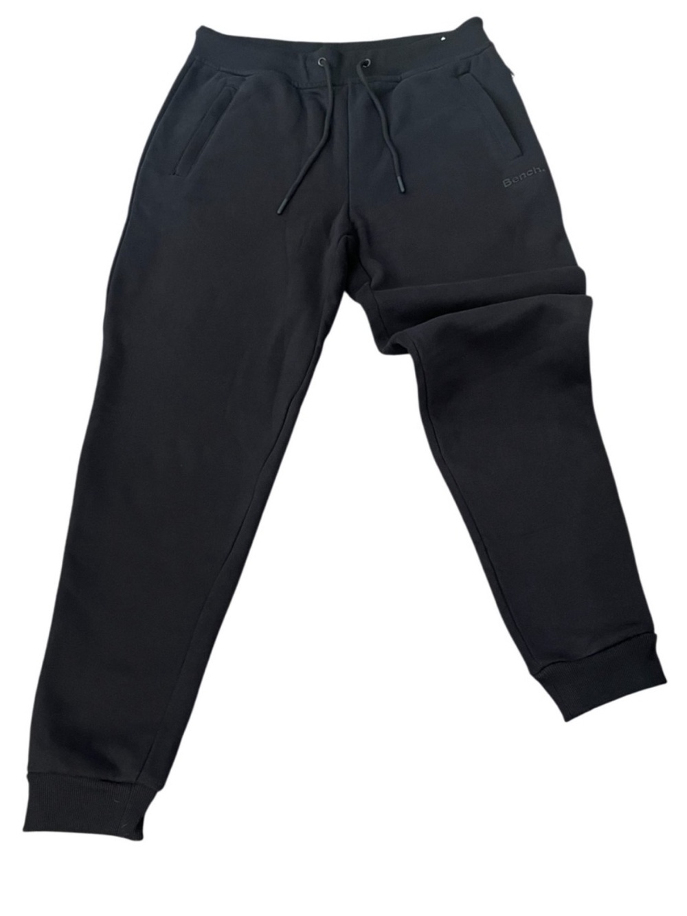 Bench Organic Cotton Joggers with Fleece Lining Black Medium